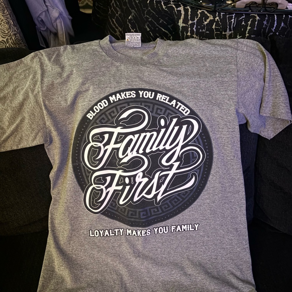 Gray Family First  Shirt